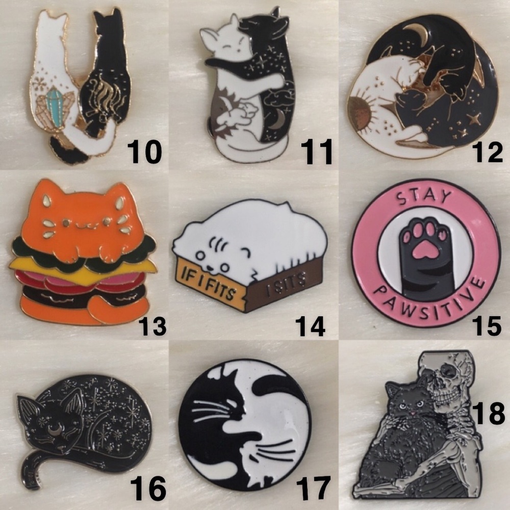 Three Random Enamel Pins - Picture 2 of 10